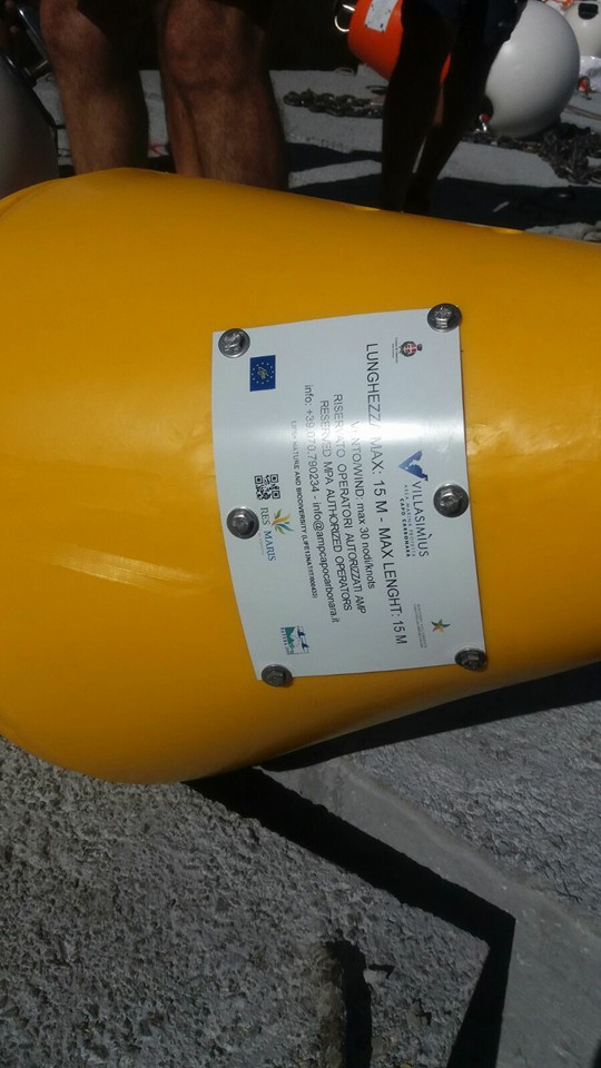 posizionamento gavitelli di ormeggio