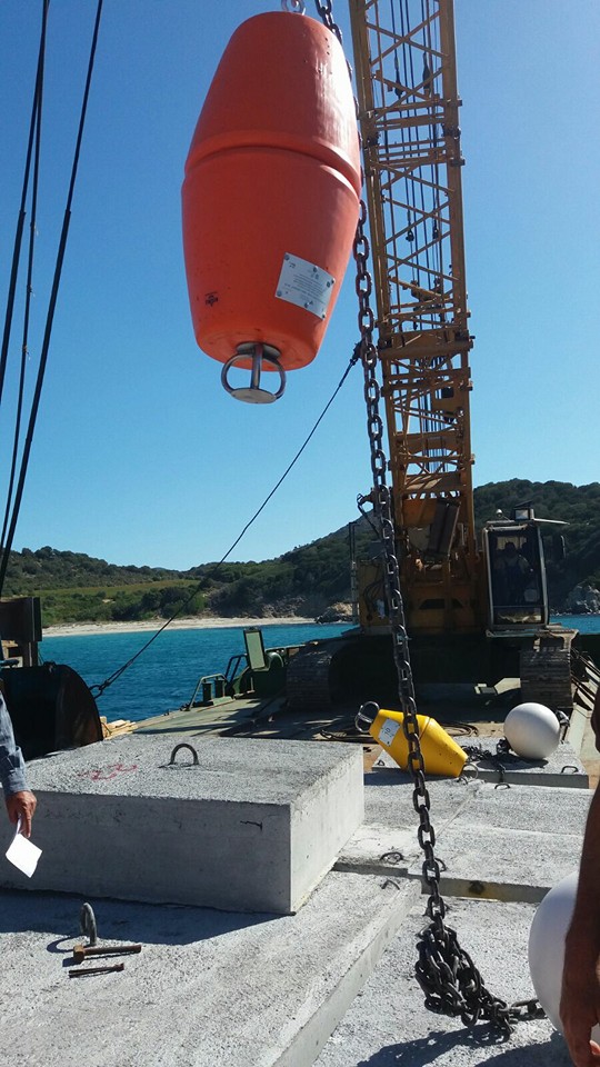 posizionamento gavitelli di ormeggio
