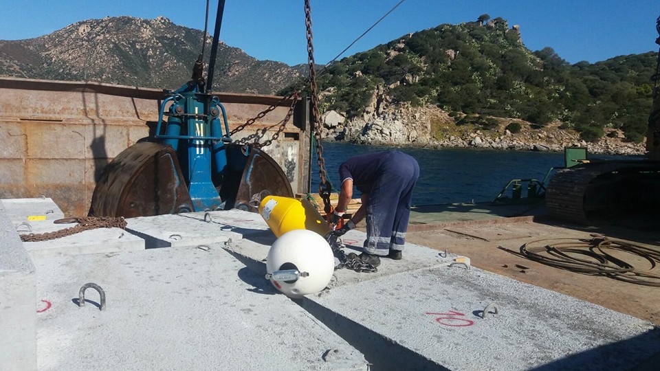 posizionamento gavitelli di ormeggio