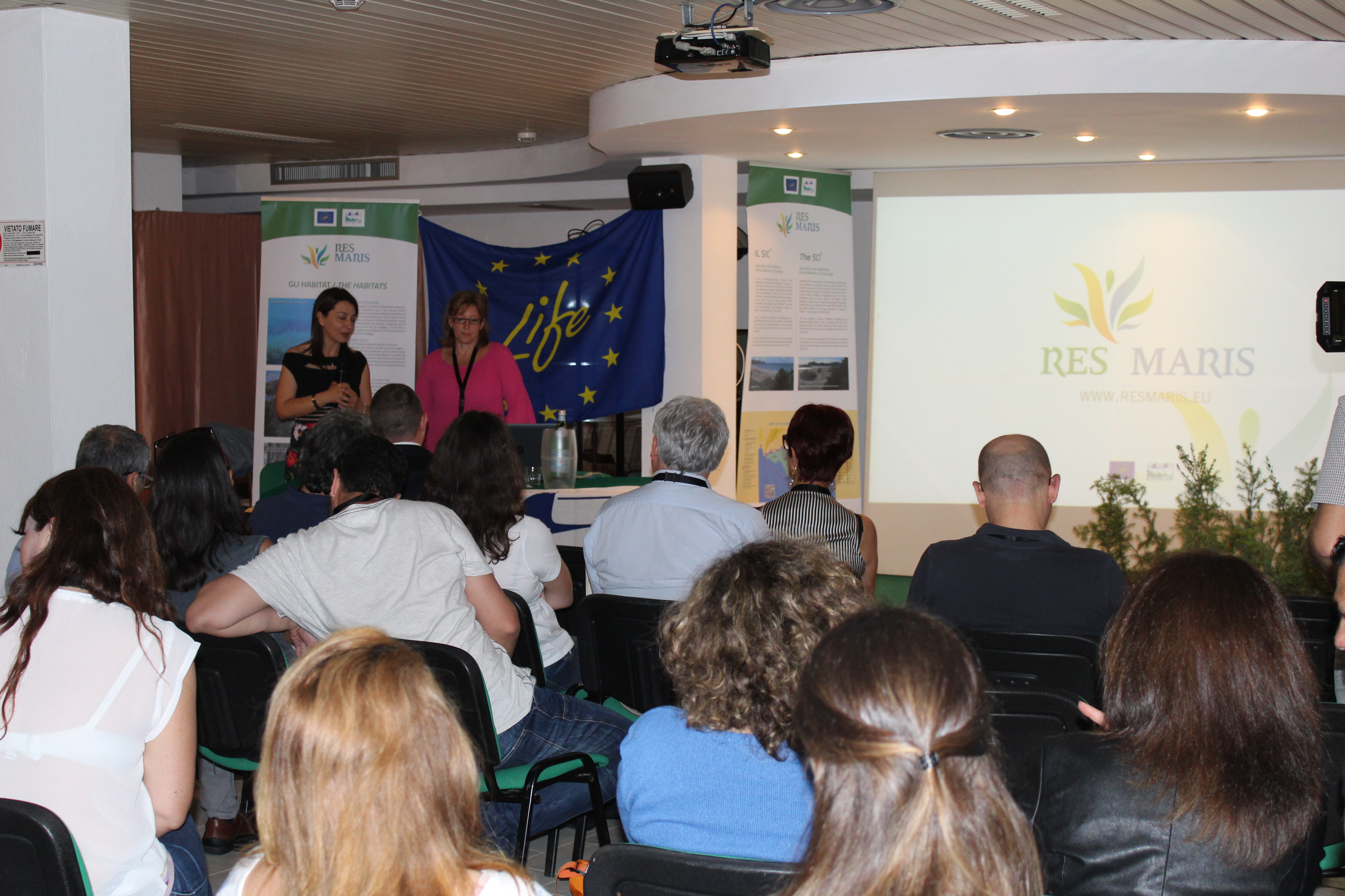 Laura Lentini - Associazione Tecla - Project manager e Giuseppina Liggi - Città Metropolitana di Cagliari